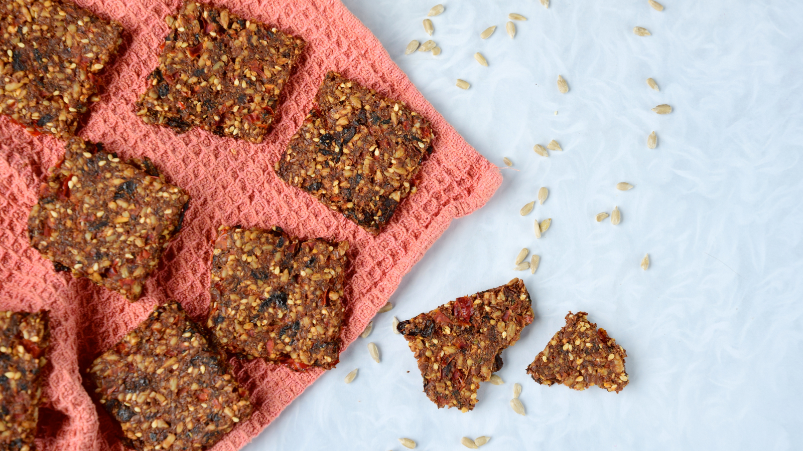 Crackers de semillas y frutos secos