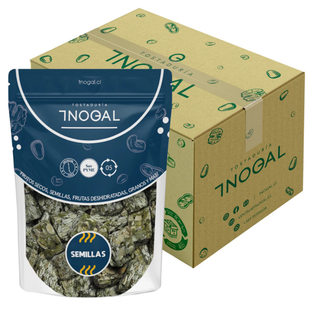 Caja 6 unidades de crocante semilla de zapallo