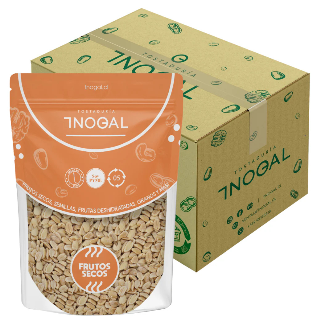 Caja 6 unidades Maní tostado sin sal