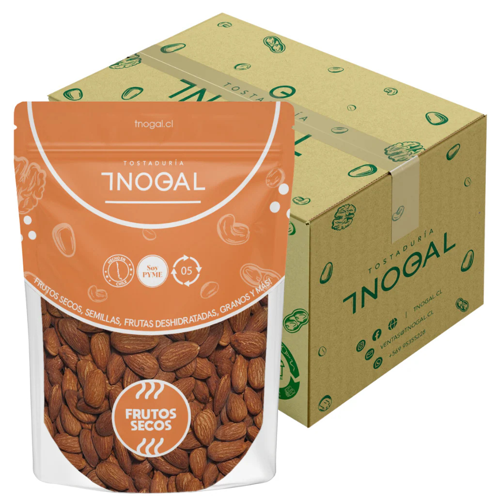 Caja 6 unidades Almendras tostadas sin sal