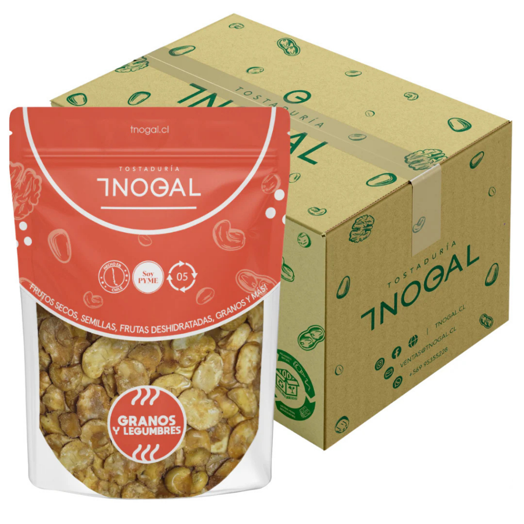 Caja 6 unidades habas tostadas con sal