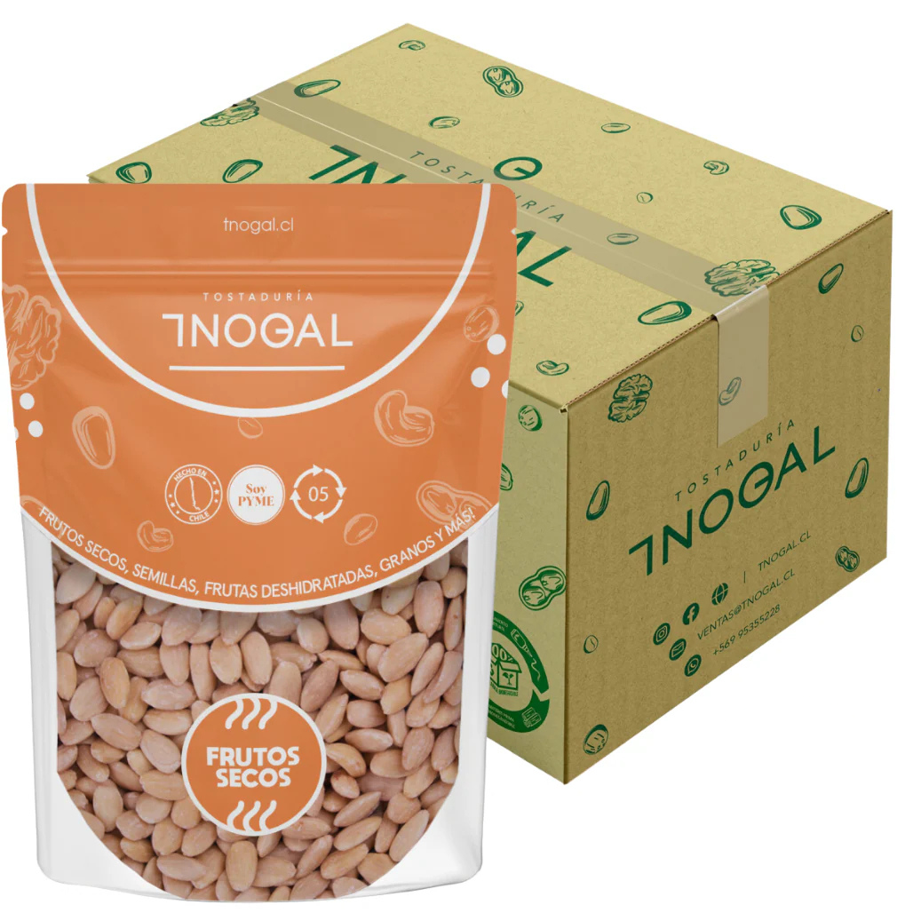Caja 6 unidades Almendra sin piel cruda