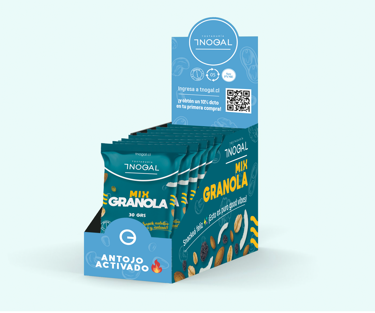 Box Mix Granola 30 grs - 4 display