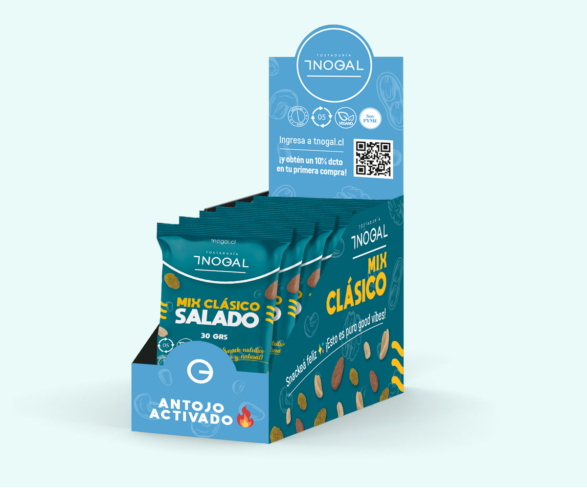 Box Mix Clásico 30 grs - 4 displays