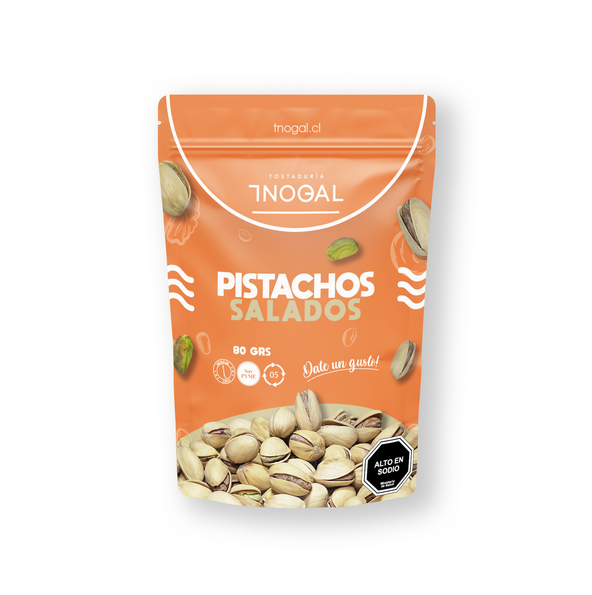 Box 40 unidades pistachos salados 80 grs